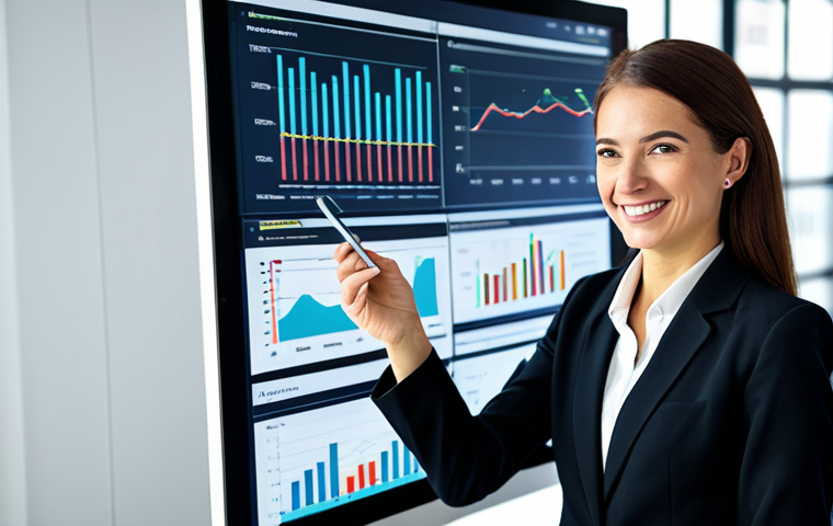 Social Media Marketing**

"A professional marketer in a modern office, analyzing social media analytics on a large screen, surrounded by charts and graphs. She is fully clothed in appropriate business attire, smiling confidently. The scene is well-lit and conveys a sense of expertise and data-driven success. Safe for work, perfect anatomy, correct proportions, professional environment, high quality."

**