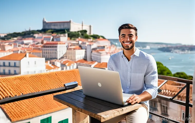 드롭쉬핑과 POD 비교 - **Prompt:** A young, confident Portuguese entrepreneur, wearing casual but stylish clothes (e.g., li...