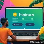 코인 스테이킹 수익 - A detailed digital illustration of a modern cryptocurrency staking setup showing a diverse group of ...