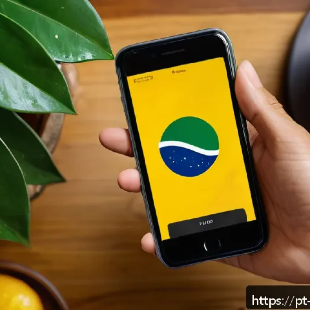 앱 개발 및 수익화 - A vibrant smartphone screen displaying a Brazilian finance app interface in Portuguese, featuring lo...